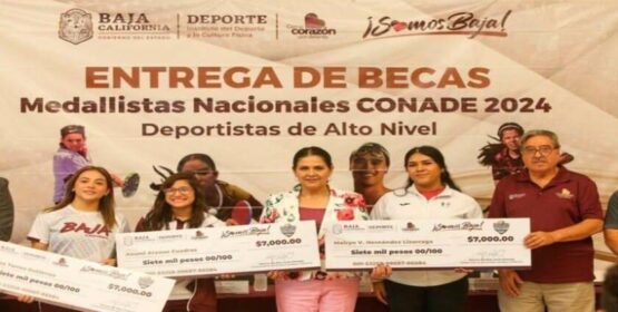 INDEBC entrega becas a atletas destacados de Baja California