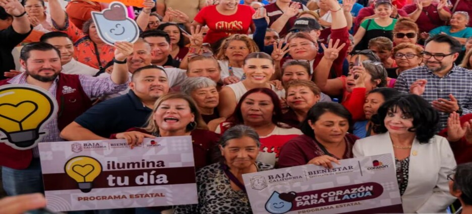 Gobernadora Marina del Pilar anuncia registro para pensiones y apoyos para servicios de luz y agua en Baja California