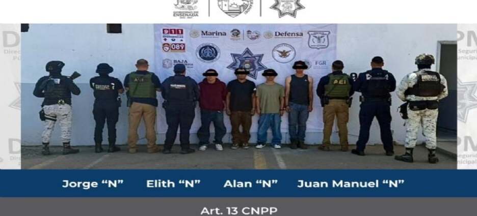 Detienen a jóvenes por robo con violencia en Ensenada