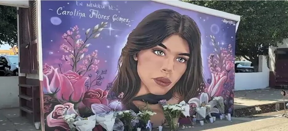 Develan Mural en Memoria de Carolina Flores en Ensenada