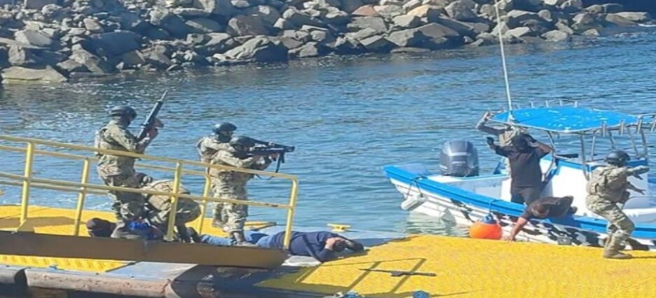 Realizan simulacros de seguridad en el Puerto de Ensenada