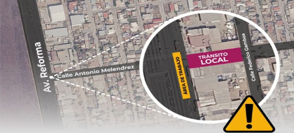 Anuncian rehabilitación en crucero de Reforma y Antonio Meléndrez
