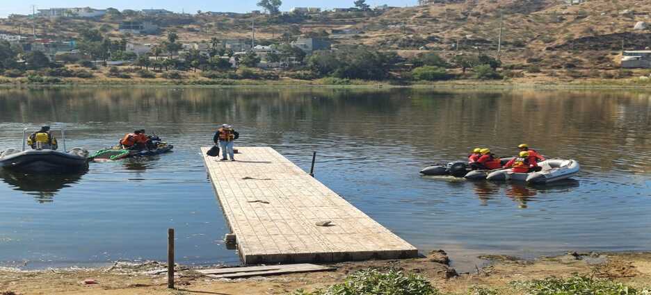 Buzos buscan a desparecidos entre 2024 y 2025 en la Presa de Ensenada